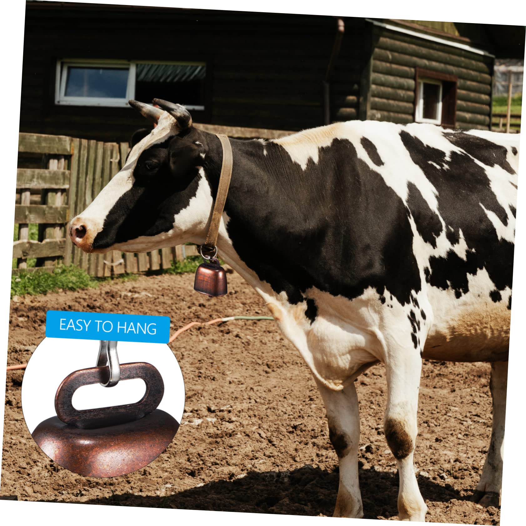 Amazon.co.jp: 12個 牛の鈴 動物の大きな鐘 プレミアムカウベル 牛の鐘